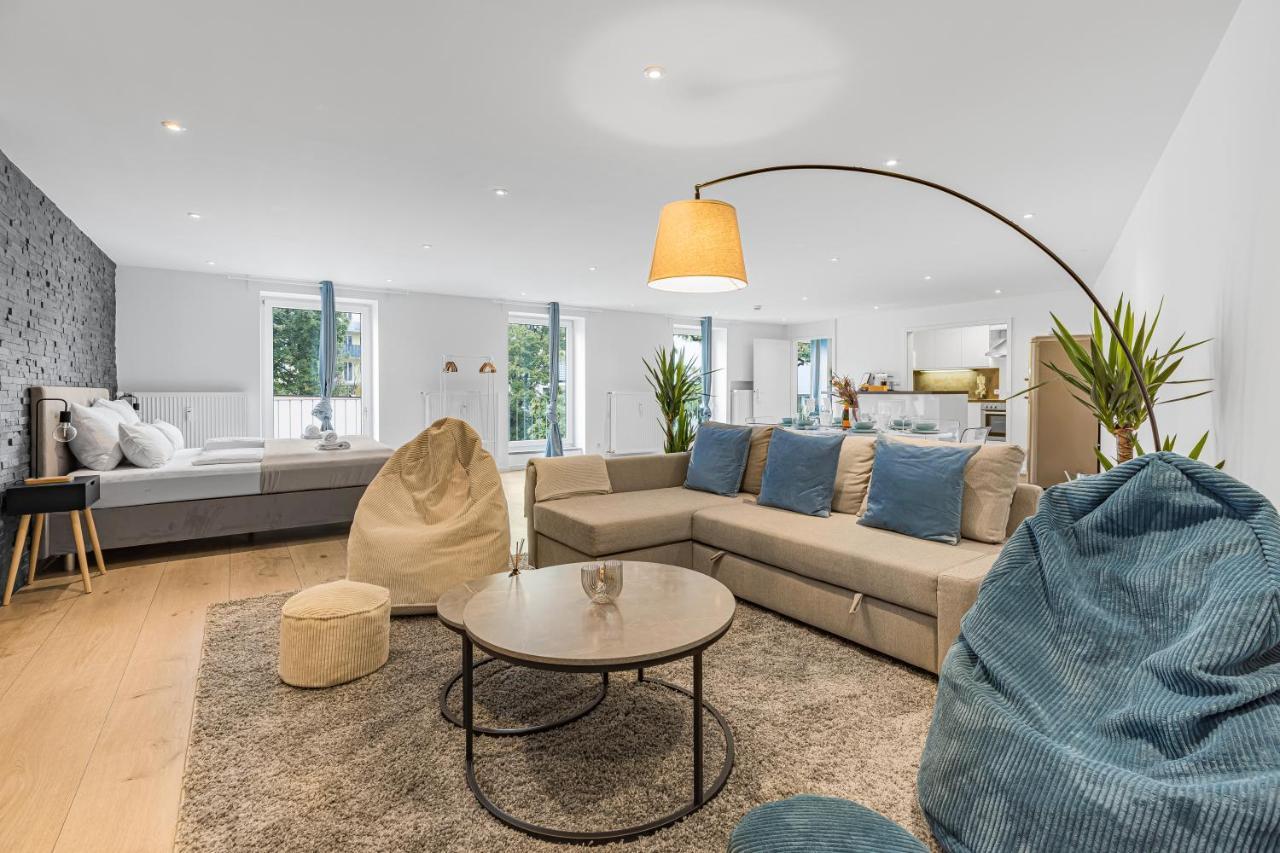 Prime - City Apartment Fuer 6 - Neu & Modern München Buitenkant foto